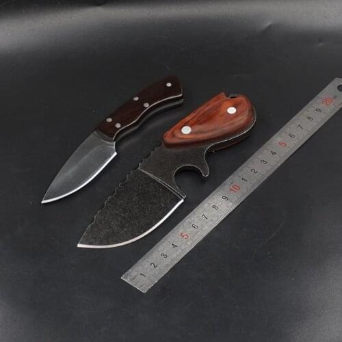 Fixed Blade Tactical Knife Outdoor Hunting Knife Survival Combat Camping Pocket Small Straight Knives EDC Self-defense Tools