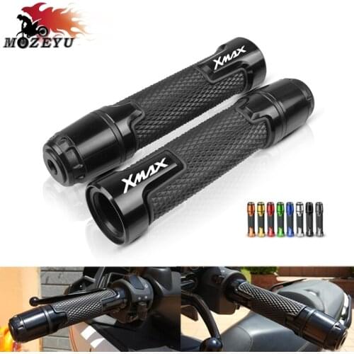 For YAMAHA XMAX 125 250 7/8''22mm CNC Universal Grips Motorcycle XMAX250Handle bar and ends Handlebar Grip XMAX XMAX 400 xmax300