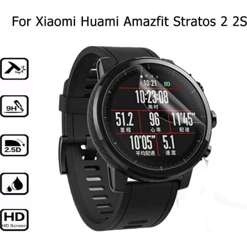 Protective filmFor Xiaomi Huami Amazfit Stratos Sports Smart Watch 2 2S Clear/Matte Screen Protector Film Not Tempered Glass