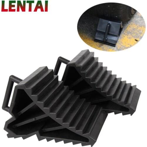 LENTAI 2Pcs Car Tire Rubber Stop Slip Control Black For Alfa Romeo Chevrolet Aveo Captiva Ford Focus 3 Fiesta Mondeo Kuga Fusion