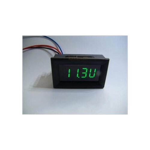 Car Motorcycle green LED 2 in 1 Tachometer Gauge digital RPM meter voltmeter