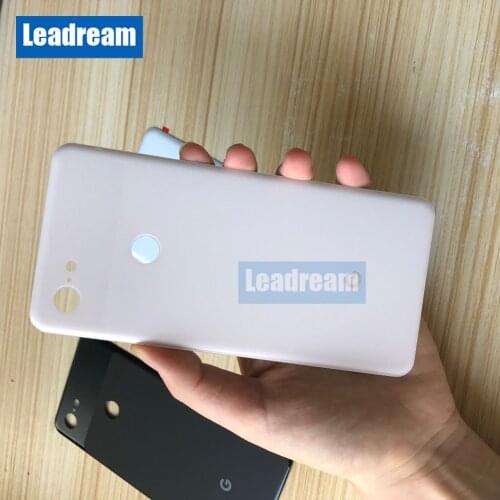 30PCS OEM Back Glass Battery Cover Rear Door Housing Case Cover Replacement for Google Pixel 3 XL free DHL