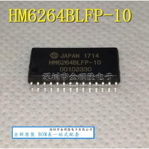 5pieces HM6264BLFP-10LT 64 k SRAM (8-kword x 8-bit) flash