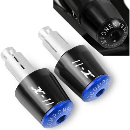 For Honda X-11 X11 1999-2002 2000 2001 7/8" 22MM CNC Aluminum Motorbike BAR END CAP Handle Bar Cap End Plugs X-11 99 01 02