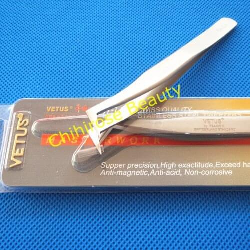 Free shipping 5 pcs Eyelash Extension Tweezers VETUS 6A-SA Especially for 3D 6D Volume Lashes Tweezers