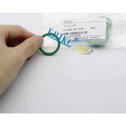 ERIKC F00RJ01026 fuel silicone sealing ring F 00R J01 026 Standard o ring cord F00R J01 026 for 0445120# built-injector o-ring