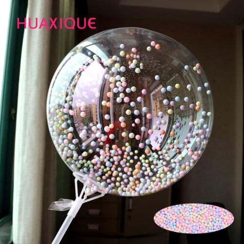 12/18/20/24inch Transparent BoBo Balloon Colorful Bubble Balloons Birthday Party Wedding Decoration