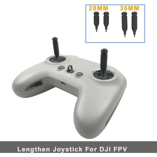 3D Print Remote Control Joystick Replacement Spare Parts lengthen Thumb Stick Rod for DJI FPV Drone Accessories