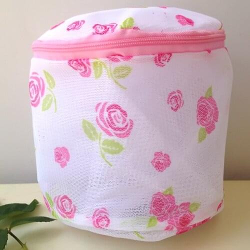 Floral Color Laundry Mesh Bags Net Laundry Saver Mesh Washing Pouch Strong Washing Machine Thicken Net Bag Laundry Bra Aid Pack