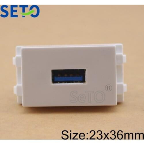 SeTo 128 Type 3.0 USB Directly Plug Module Free Welding USB Keystone For Wall Plate Socket