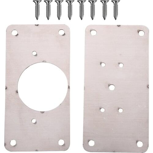 Hinge Repair Plate with Mounting Screws for Cabinet Furniture Drawer Window Repair Furniture Hardware Door Hinger Accessories