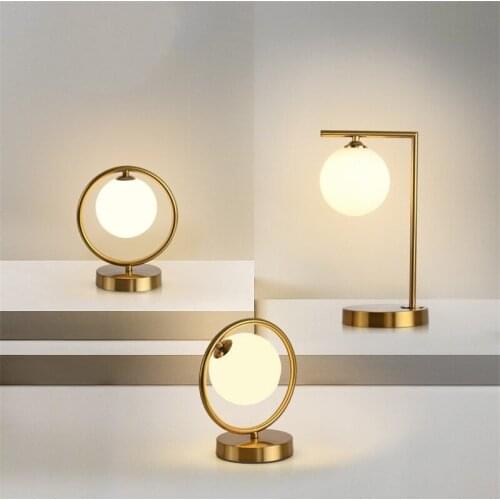 Modern Simple Induction Table Lights Nordic Living Room Decoration Golden Table Lamps for Bedroom Study Room Creative Desk Lamp