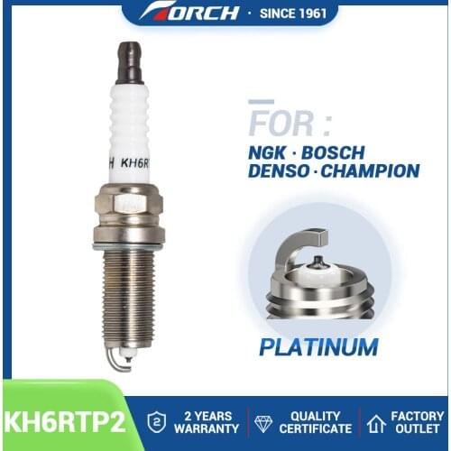 1PCS NEW Iridium Platinum Spark Candles TORCH KH6RTP2 Spark Plug More Powerful Ignition Energy