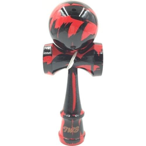 TWB marble paint kendama professional game wood with free bags art kendama