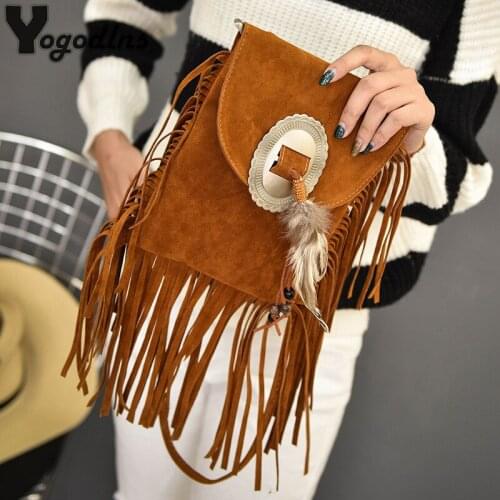 Vintage PU Leather Handbags Women Casual Crossbody Bag Female Feather Designer Messenger Soulder Bags Small Envelope Pouch Purse