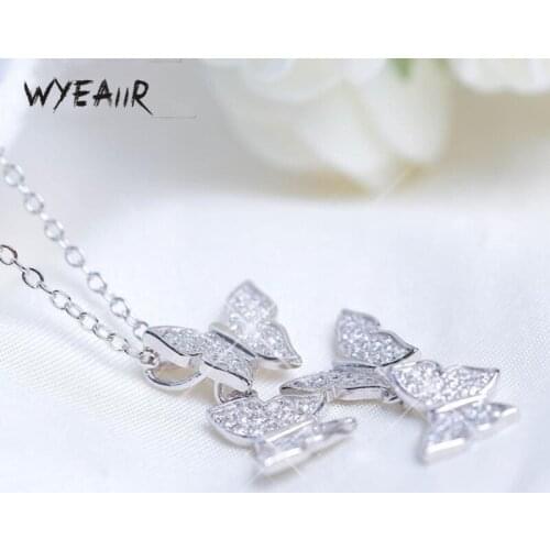 WYEAIIR Silver Necklaces