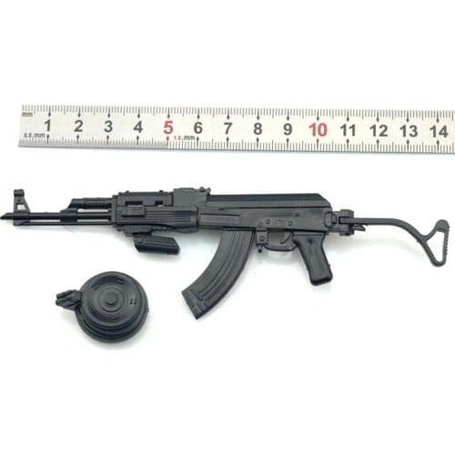 1/6 Scale AK47/AKM Assemble Gun Model Puzzles Building Brick Military Weapon Sand Table Toy For Action Figure