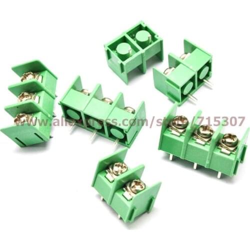 PHISCALE 10pcs PCB Terminal Blocks 8.5mm 2pin 300V 20A