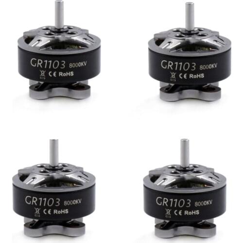 4PCS GEPRC SPEEDX GR1103 8000KV Brushless Motor 2-3S for RC FPV Racing Toothpick Tinywhoop Drone Mobula6 Replacement Parts
