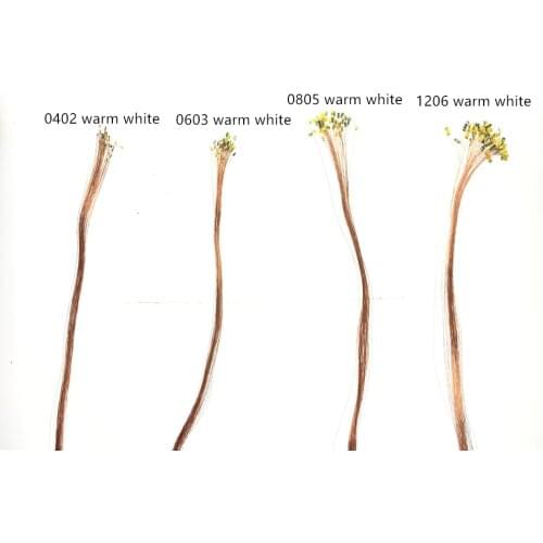 50pcs/Lot 0402 0603 0805 1206 SMD Train HO N OO Scale Pre-Soldered Wires 20cm In Diy Model