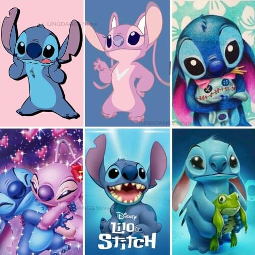 5d Diy Diamond Painting Disney Interstellar Baby Theme Stitch Image Diamond Mosaic Embroidery Cross Stitch Kits Home Decor Gift