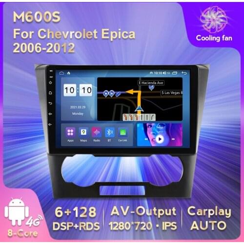 IPS HD 1280*720 Android 11 Car GPS Navigation DVD Multimedia Player for Chevrolet Epica 1 2006-2012 Stereo Player Carplay AUTO