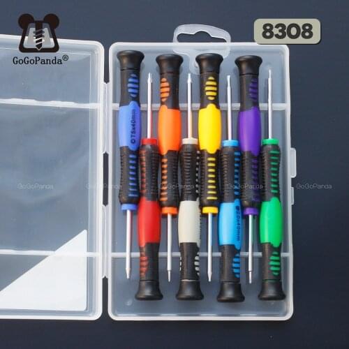 Free Shipping 8 In 1 Multi-function Screwdriver Precision Set Apple Mobile Phone Repair Disassemble Watch 8308/8307