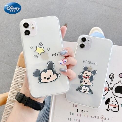 DISNEY 2021 Mickey Case for IPhone 11 12 Pro Xs Max iPhone SE 2020 6 6S 7 8 Plus Cute Phone Case 360 Full Cover zz0517