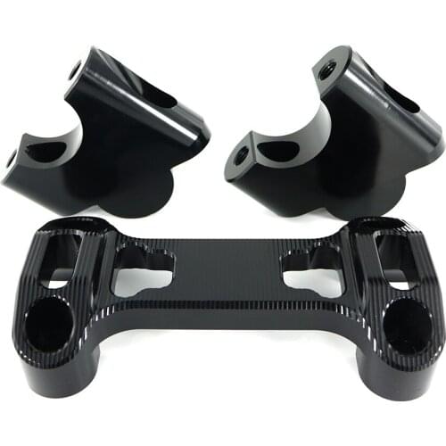 For BMW R1200GS LC 2013-2017 R1200GS GSA ADV Adventure 2014 2015 2016 2017 Motoebike CNC Handlebar Riser Upper Clamp Kit