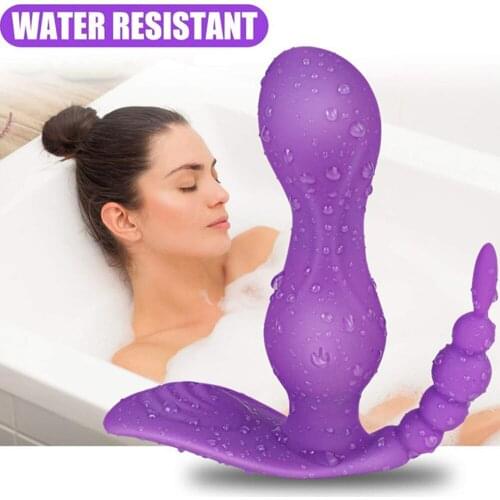 New Top Selling Strap On Dildo For Women Remote Control Butterfly Vibrator 10 Function Vibrator USB Rechargeable