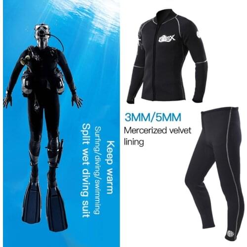 2021 NEW 2mm3mm5mm wetsuit men neoprene winter Keep warm dive and sail siwmming surfing diving free acuba Snorkeling wetsuit
