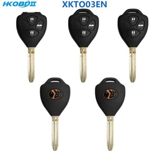 HKOBDII Xhorse VVDI Wire XK XKTO03EN 3 Buttons Universal VVDI2 Car Key Remote for Xhorse VVDI Key Tool English Version