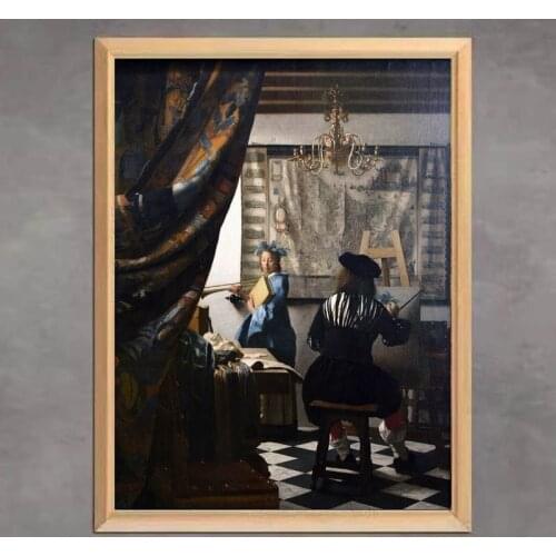 World Famous Painting"The Art of Painting" 5D DIY Diamond Painting Mosaic Home Decoration Sale