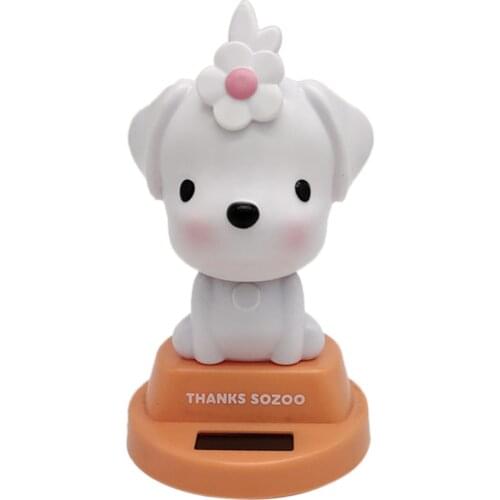 Solar Nodding Figure Solar Figure Dogs Decoration Figure Toys Home Decor