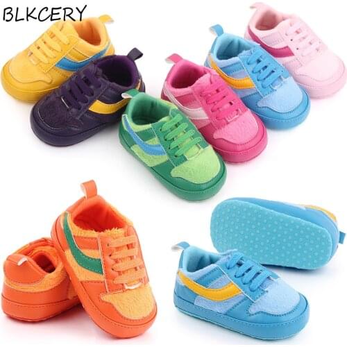 New Fashion Baby Girl Soft Sole Sneakers Shoes for 1 Year Old Boy Newborn Footwear Toddler Walking Infant Walkers 0-6-12-18 M