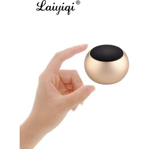 Laiyiqi ultra mini boom box Metal texture Bluetooth speakers Intelligent active BT subwoofer car caixa som portatil bocinas TWS