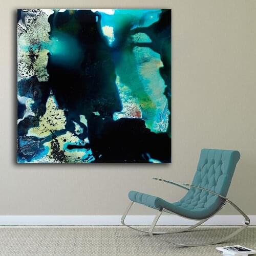 Fashion Oil Painting Abstract Glow Paiting Home Decor On Canvas Modern Wall Art Canvas Print Poster Canvas Painting No Frame