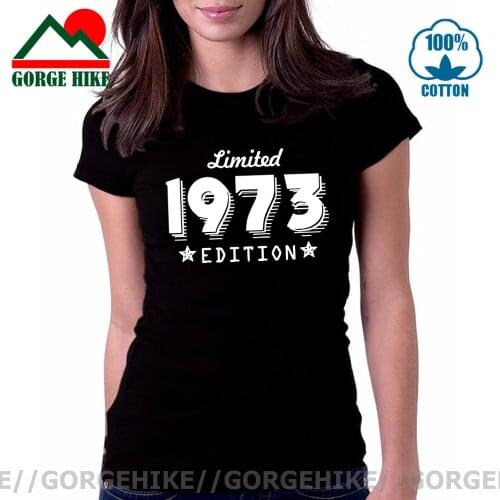 Fashion Made In 1973 T Shirt Men Cotton Funny O Neck Birthday Gift Born in 1973 Limited Edition T-shirt Tops Tee Cool Man Tshirt