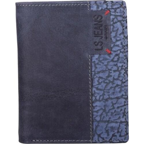 Mens wallet, book type, card holder, wallet and wallet in cowhide