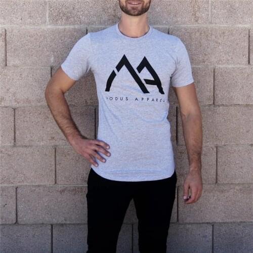 2019 New Summer style Mens cotton Short sleeve t shirt Gyms Fitness shirts male casual fashion Printed O-Neck tee tops clothing