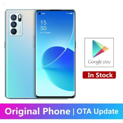 In Stock Oppo Reno 6 Pro 5G Smart Phone 65W Charger 64.0MP 5 Cameras 6.55" 90HZ Full Screen Dimensity 1200 Android 11 Face ID