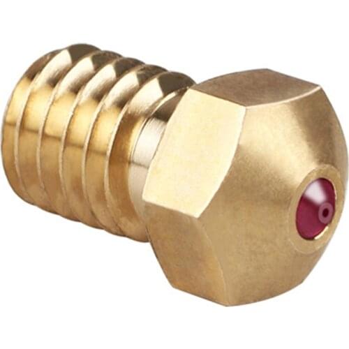 K1KF 3D Printer Nozzle Accessory E3D Ruby V6 1.75mm Printer Nozzles 0.4mm Suitable for PETG ABS PET PEEK 3D Printers