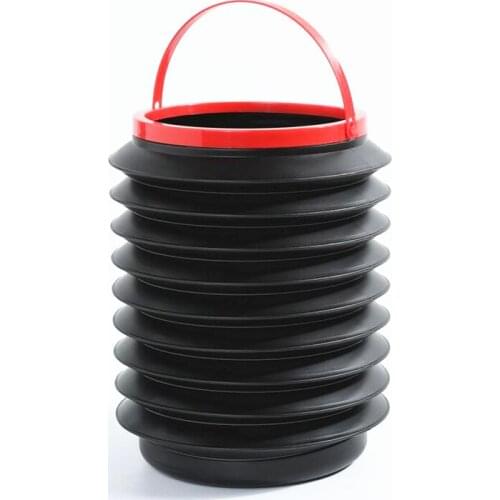 Magic Bucket Folding Telescopic Trash Bin Storage Bucket Car Built-in Tube Car Multi-function Magic Cylinder 4L Car Accessories