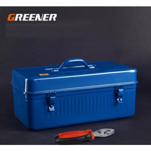 Tool Box Professional Suitcase Waterproof Empty Organizer Home Iron Large Metal Storage Multi-purpose Carry-on Portable Toolbox