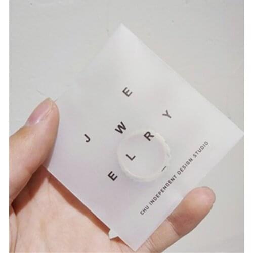 10pcs Jewelry Storage Bag Waterproof Envelope Storage Bag Courier Packing Bag Translucent Sulfuric Acid Paper Square Bags