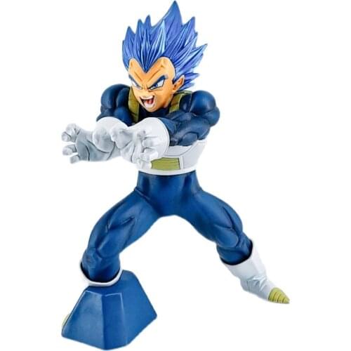 100% Original Banpresto Dragonball MAXIMATIC Vegeta Super Blue Figure PVC Action Model Toys Anime Figure
