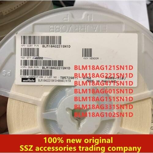 100PCS BLM18AG121SN1D BLM18AG221SN1D BLM18AG471SN1D BLM18AG601SN1D BLM18AG151SN1D BLM18AG331SN1D BLM18AG102SN1D