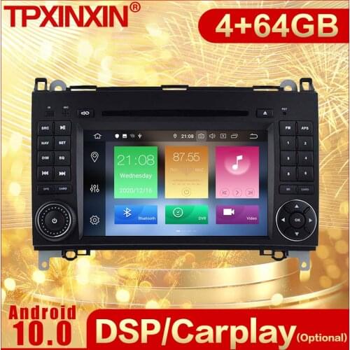 2 Din Carplay Android Radio Receiver Multimedia Stereo For Mercedes Benz B200 B Class W245 B170 GPS Navi Auto Recorder Head Unit