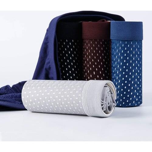 4 pairs of Modal mens briefs, boxer, fat, ice silk, breathable mesh, youth, hip, thin, boxer tops