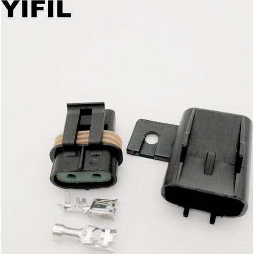 5/10/20/50/100pcs/lot 2 Pin/Way Inline Fuse Wiring Automotive Female Sealed Connector Plug For Delphi 12033769 12033731